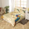 Peacock Couple Three-Piece Quilt Cover Digital Printing Bedding Set Four Seasons Bed Cover