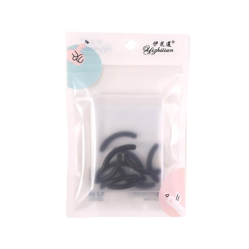 

10 шт./коробка Подушечки для завивки ресниц запасные Мягкий силикон Инструмент для наращивания ресниц Макияж Красота Заменяемые расходные материалы чёрный