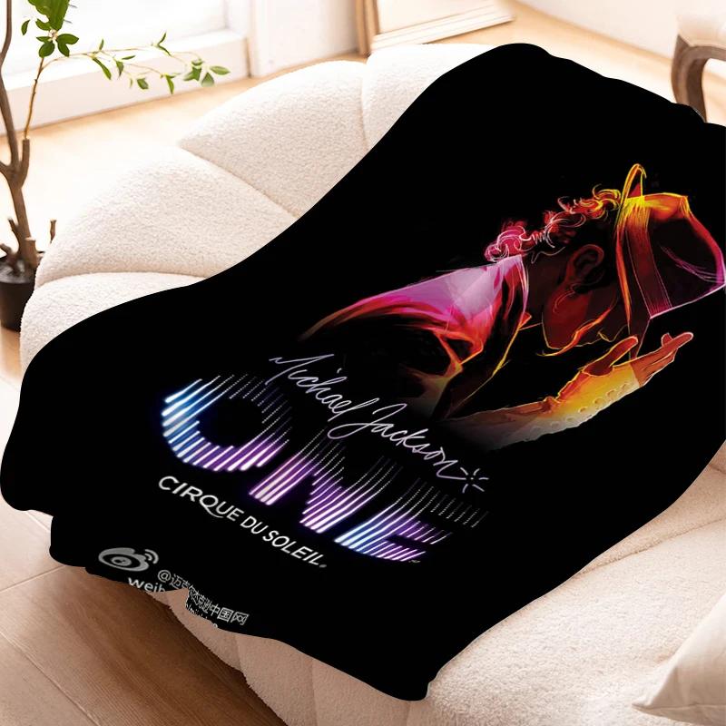 Flannel Warm Winter Blankets Michael Jackson Microfiber Bedding Knee Bed Fleece Custom Nap Decorative Sofa Fluffy Soft Blankets