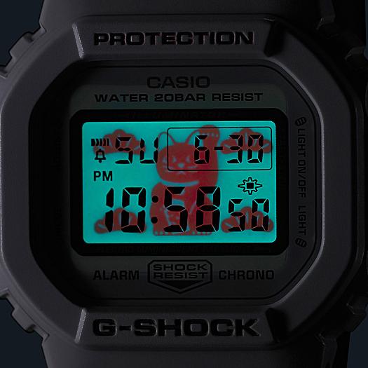 Casio G-SHOCK Men's Resin 200M Water Resistant Shock Resistant Alarm Quartz Watch DW-5600TMN-7