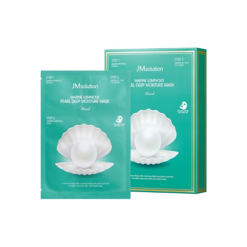 JMsolution Marine Luminous Pearl Deep Moisture Mask Pearl 30ml x 10pcs