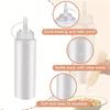 3/6PCS 240ML Condiment Squeeze Bottles with Lid BBQ Ketchup Mustard Mayo Hot Sauces Olive Oil Seasoning Dispenser Kitchen Gadget