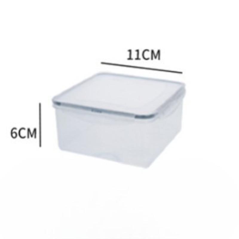 Kitchen Refrigerator Preservation Box, Household Square Plastic Box, Food Storage and Sealing Box