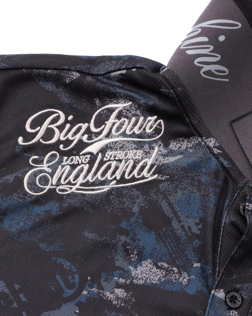 Norton Golf Polo UV Camo Mesh Size M Shirt, Dry, Protection, Print, Shirt, Charcoal, (222NN1200)