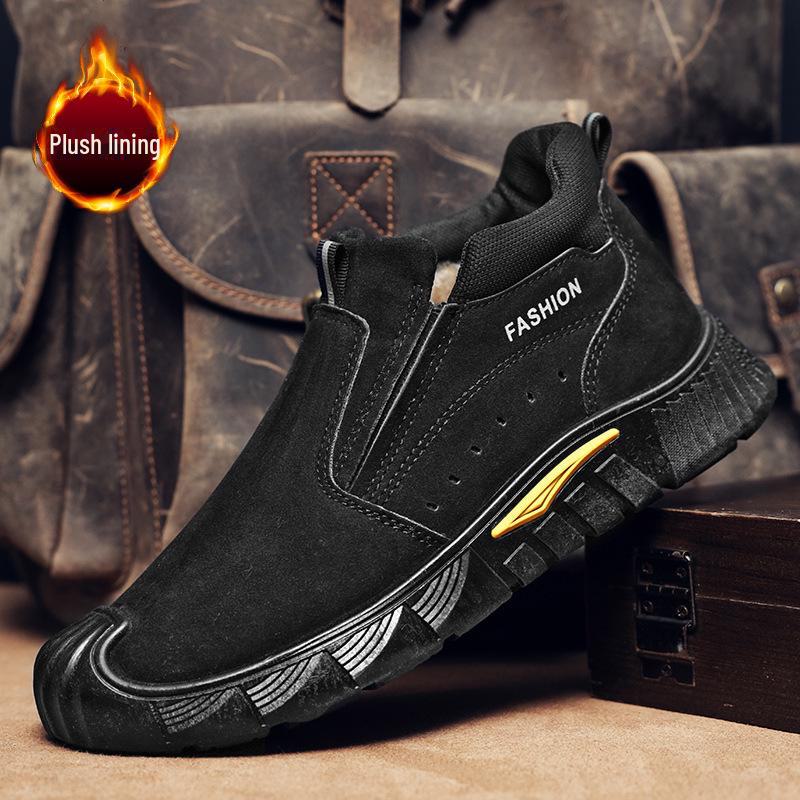 Pánské zimní zateplené pracovní boty: Prodyšná, Pohodlná, Trendy, Ležérní, Všestranná Venkovní Obuv