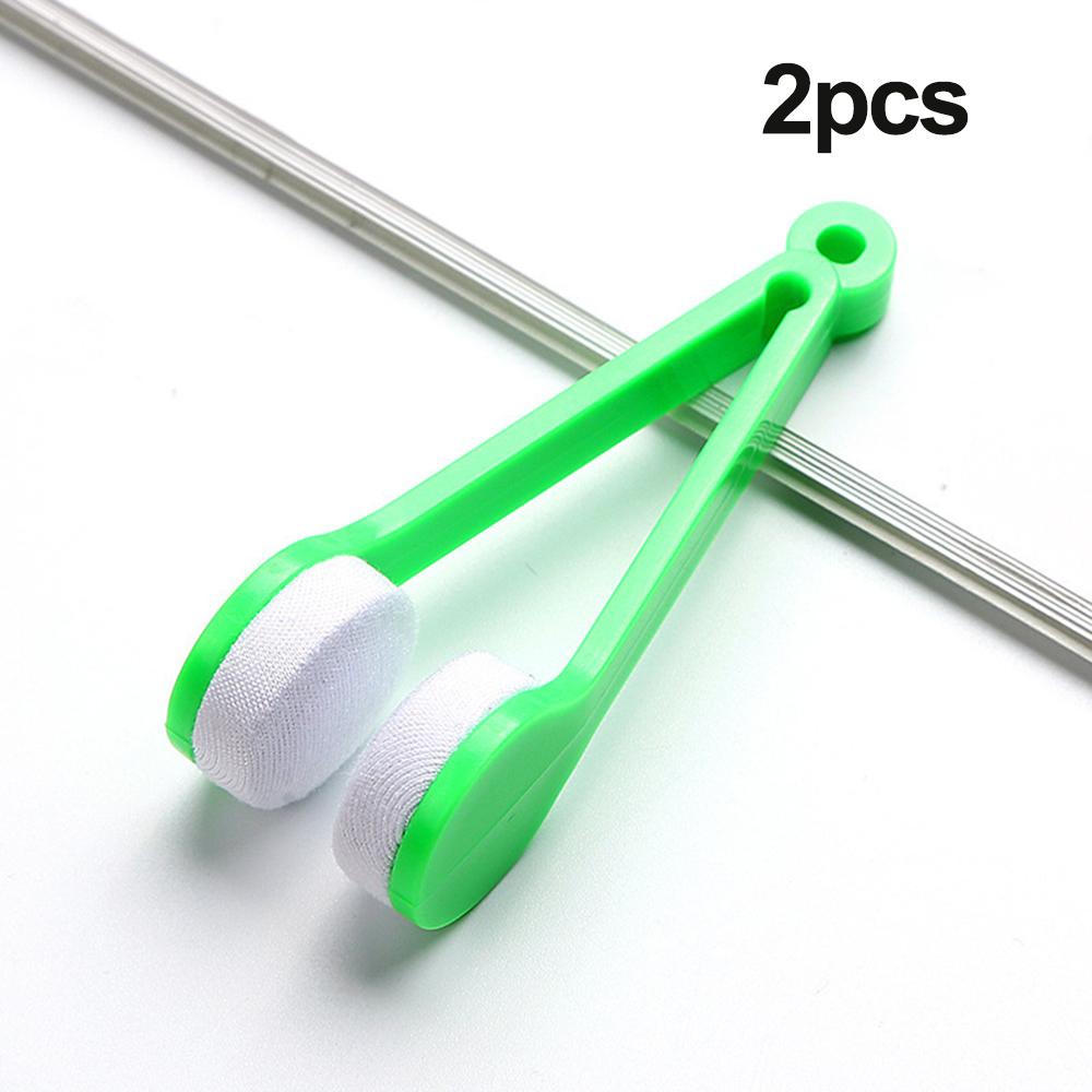 

2pcs-Mini Portable Glasses Cleaning Brushes-Easy Grip Handle, Ideal for Home, Travel & Everyday Use-Effective Lens Cleaning Tool
