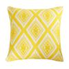45x45cm Yellow Geometric Cotton Embroidery Sofa Cushion Cover Home Living Room Decoration