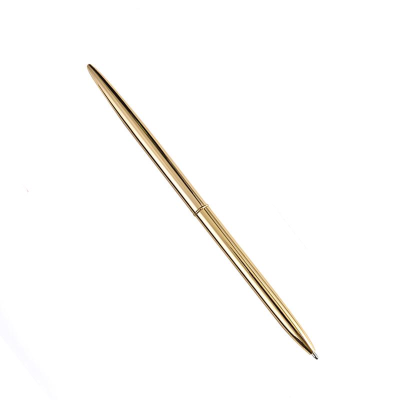 Cross-Border Metallic Ballpoint Desk Pen for Hotel and Bank Front Desk Check-In, Promotional Gift.