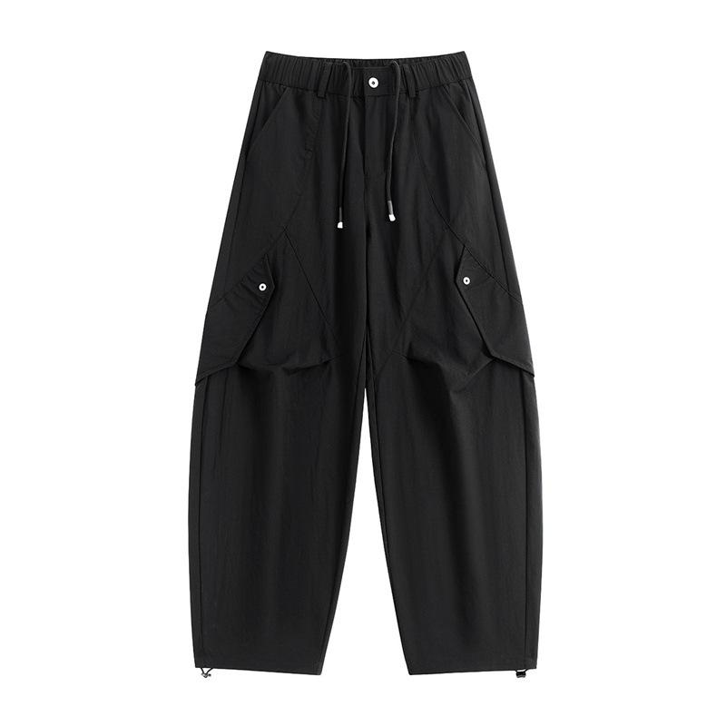 Loose Straight Casual Wide-leg Tooling Men's Outdoor Pants Retro Slim Fashion Joker Trend Pants.