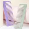 Eye Catching Wide Tooth Plastic Comb for Easy Hair Management Unisex Safe Plastic Comb Hairstyling Accessory