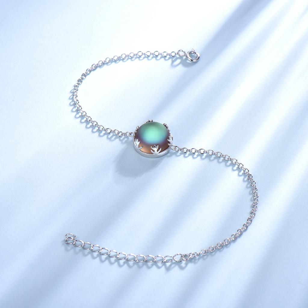 Umcho Real 925 Sterling Silver ELegant Created Bracelet