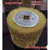 Steel Wire Wheel for Metal Polishing, Rust Removal, and Wood Grain Restoration