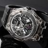 Automatic Mechanical Watch Glacier Transparent Case Waterproof Luminous Multi-Layer Three-Dimensional Hollow Mechanical Watch
