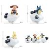 Cute Cartoon Cloud Totoro Girl Coal Ball Blue Cat Mini Model For Gift Giving And Home Decor