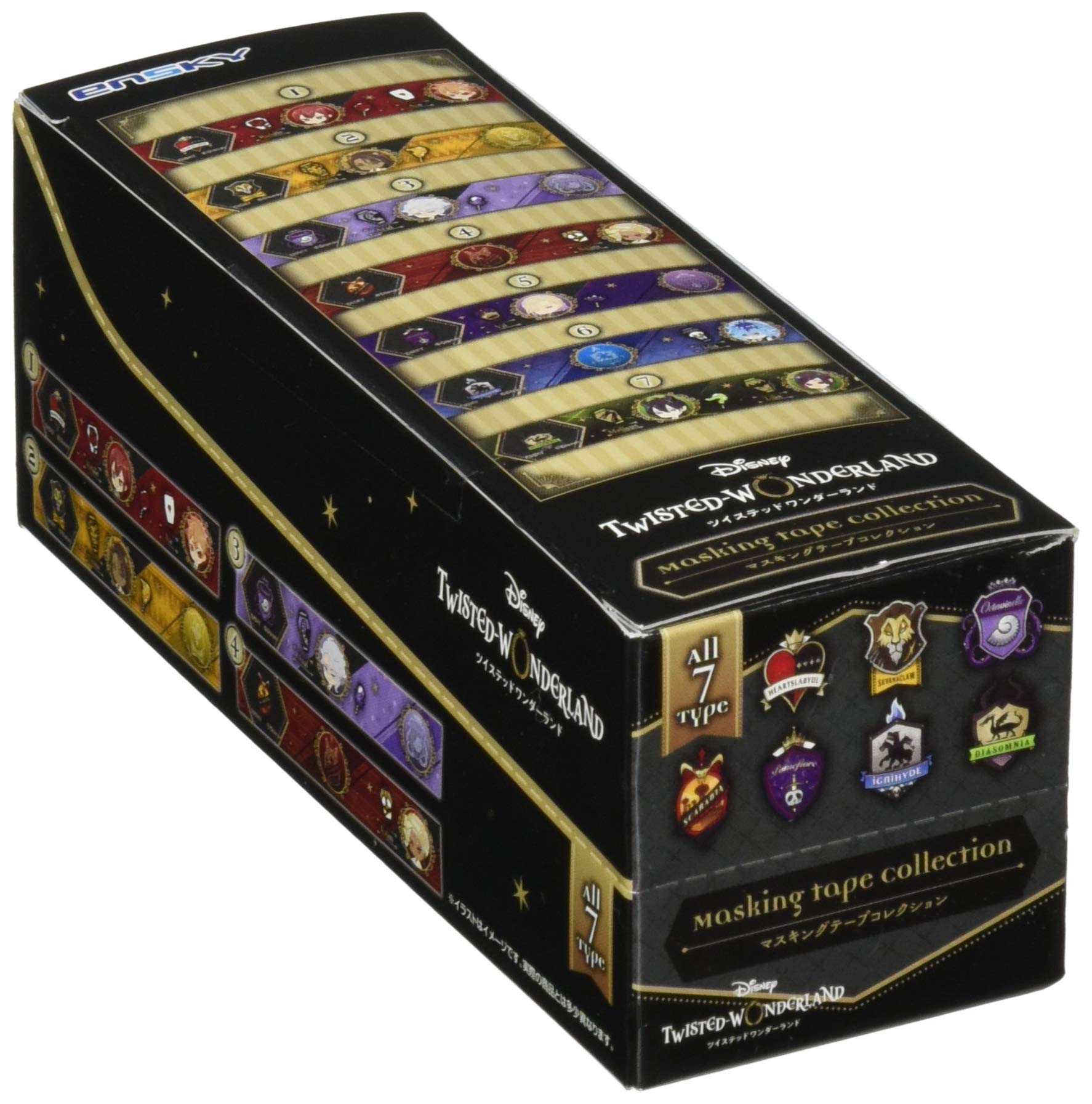 

Ensky Disney Twisted Wonderland Коллекция маскировочной ленты Коробка с продуктом