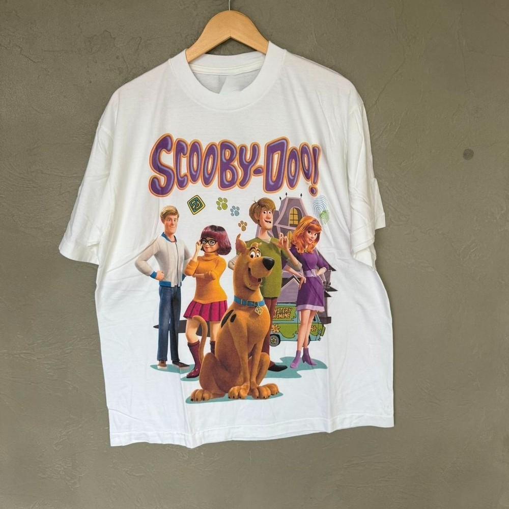 Винтажная футболка Scooby Doo Тур Концерт S-5XL SG078 Унисекс Футболка S