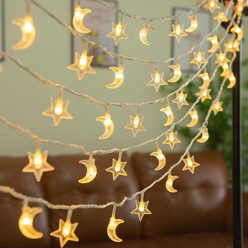 Jingxun LED Star & Moon Fairy String Lights
