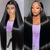 36 40 Inch 200 Density Frontal Wig For Black Women Brazilian Wigs Human Hair 5x5 Bone Straight HD Transparent Lace Front Wigs