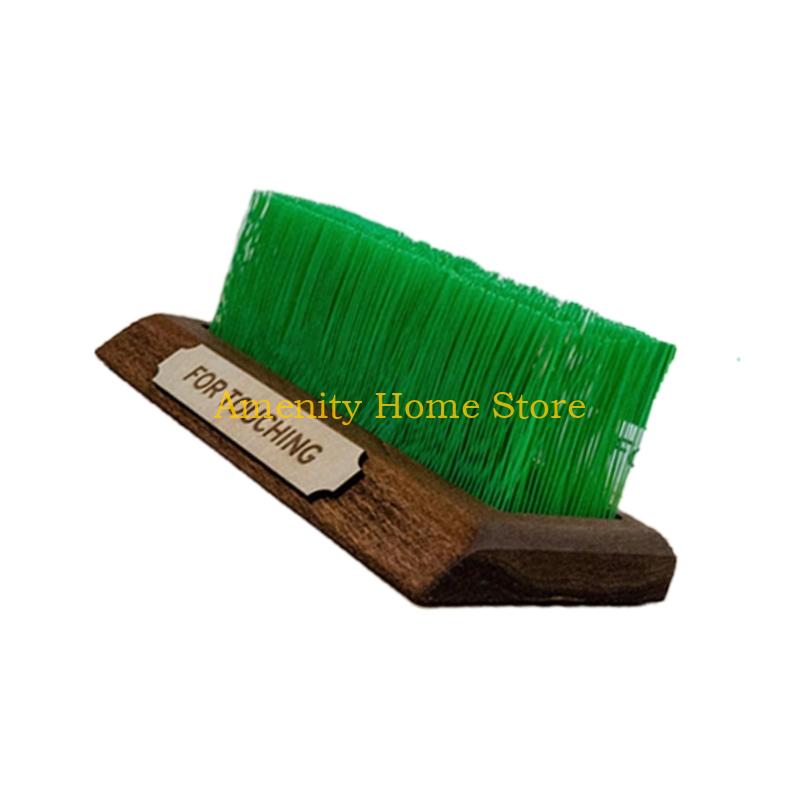 F26C 3D Printed Touch Grass Artificial Grass Ornament 3D Fake Plant Fidgety Toy Desktop Decoration for Home Office Decorations