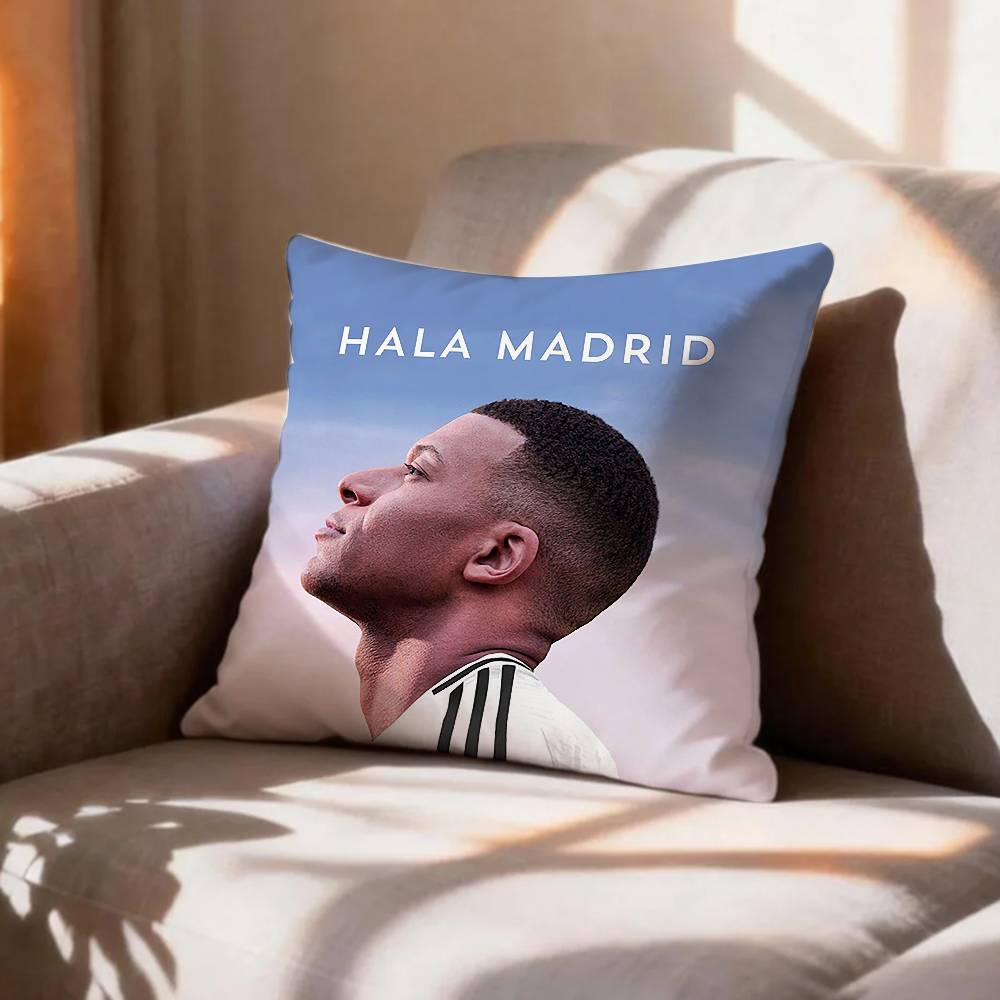 FOOTBALL K-Kylian Mbappé Pillow Case Pattern Printed Pillowcase For Living Room Sofa Cushion Cover