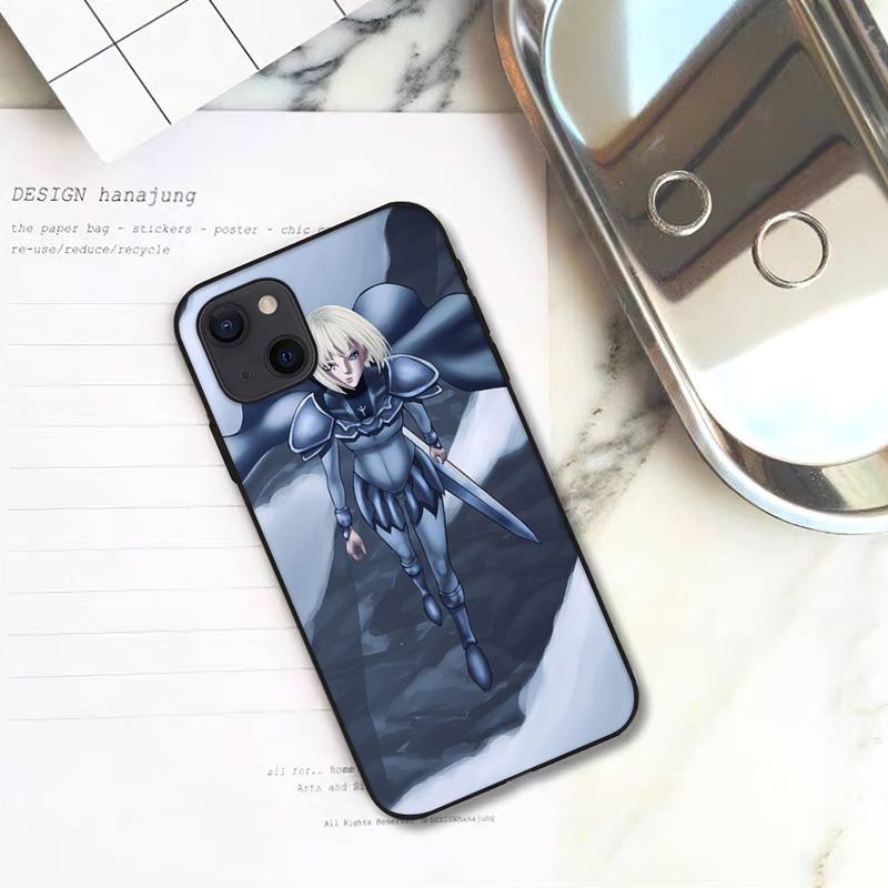 Claymore Anime Phone Case For iPhone 11 12 Mini 13 14 Pro XS Max X 8 7 6s Plus 5 SE XR Shell