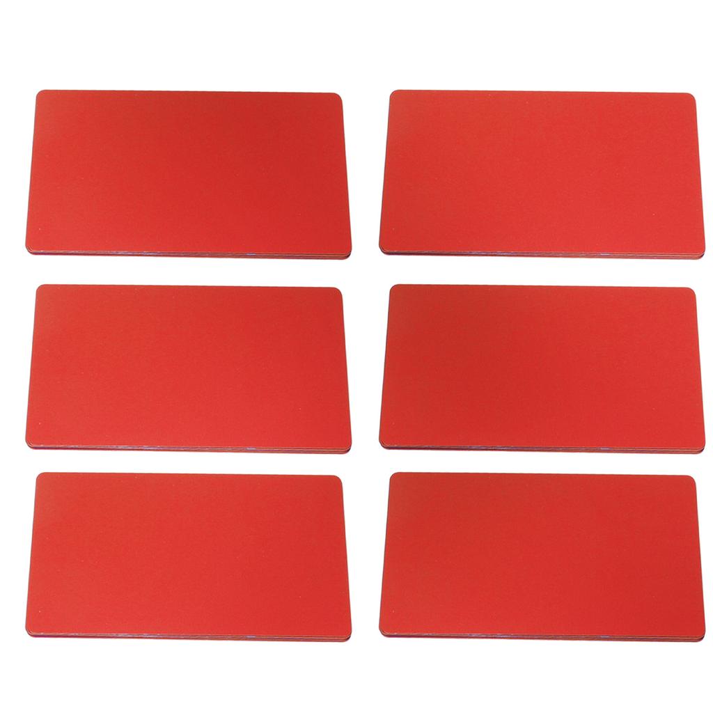 50PCS Business Name Card Laser Engraving Waterproof and Wear Resistant Aluminum Visiting Card for Company