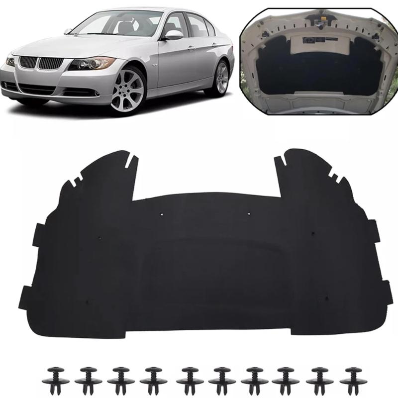 Heat Insulated Mat 51887059260 for Vehicle Engine Protection Thermal Insulation Cotton Easy Installation
