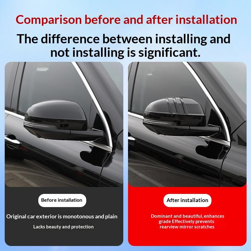 2Pc for GWM Tank 500 Hi4-T Hi4-Z Car Rearview Mirror Protective Cover ABS Scratch-resistant Reverse Mirror Cover Car Accessories