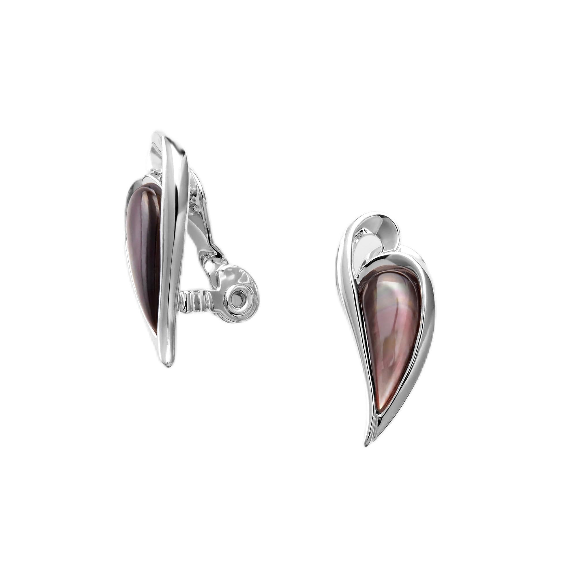 

Black lipped shell earrings VBME4681 BP [Vendome Boutique] чорний
