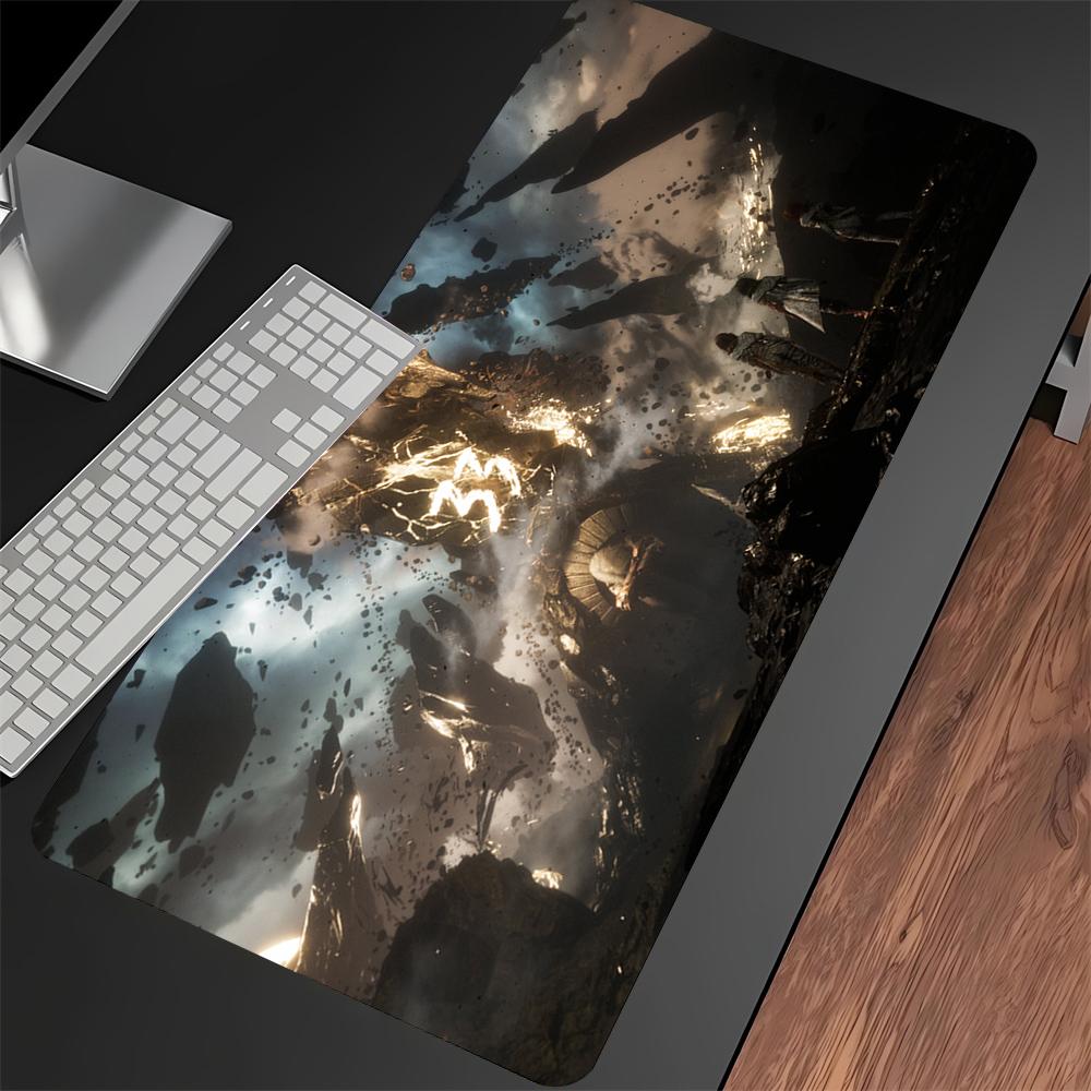 Clair Obscur Expedition 33 Podkładka pod mysz do gry Klawiatura Mysz ścieg Podkładka pod mysz Mata na biurko Akcesoria do gier PC Części XXL 90x40cm