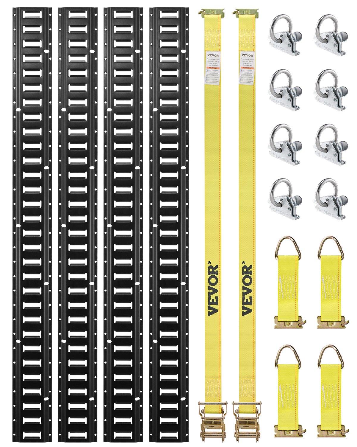 VEVOR E Track Tie-Down Rail Kit