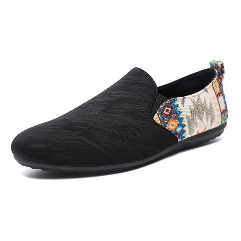 Fashion Fashion Leather Men Casual Outdoor Breathable Walking Lightweight Mens Loafers Lazy Shoes Driving Sneakers