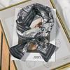 16*145CM 100% Mulberry Silk Scarf Double-Layer Double-Sided Long Narrow Ribbon Scarf Spring Summer Neck Scarf & Hair Tie