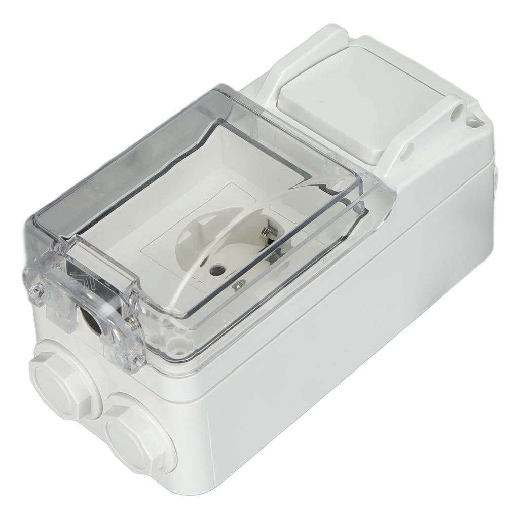German Waterproof Outlet IP66 Weatherproof In Use Socket Toggle Switch for Garden 250V 16A