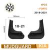 Guardabarros delanteros y traseros para coche Kia Forte Cerato K3 EX LX 2009-2013 2018-, protektoren gegen salpicaduras, Guardabarros con solapa,