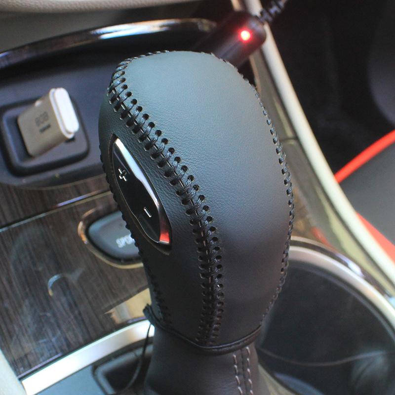 Car Gear Shift Knob Cover For New Buick 2015- Envision 2014- Encore Gx  Verano 2015- Leather Shift Lever