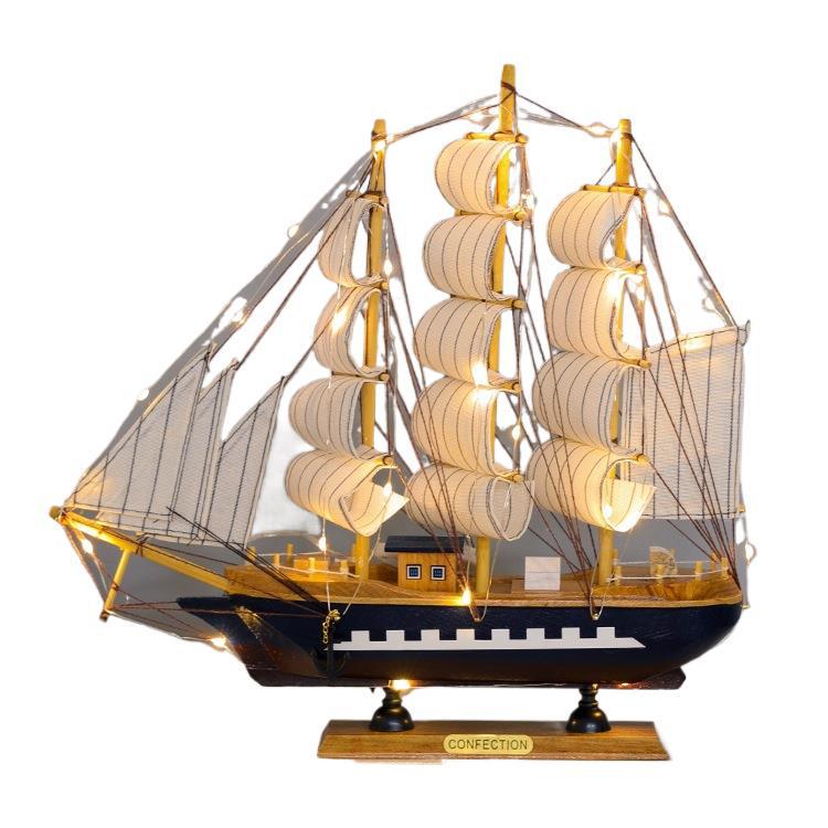 Segelboot Ornament - Modell für ruhige Fahrt zur Dekoration von Zuhause oder Büro