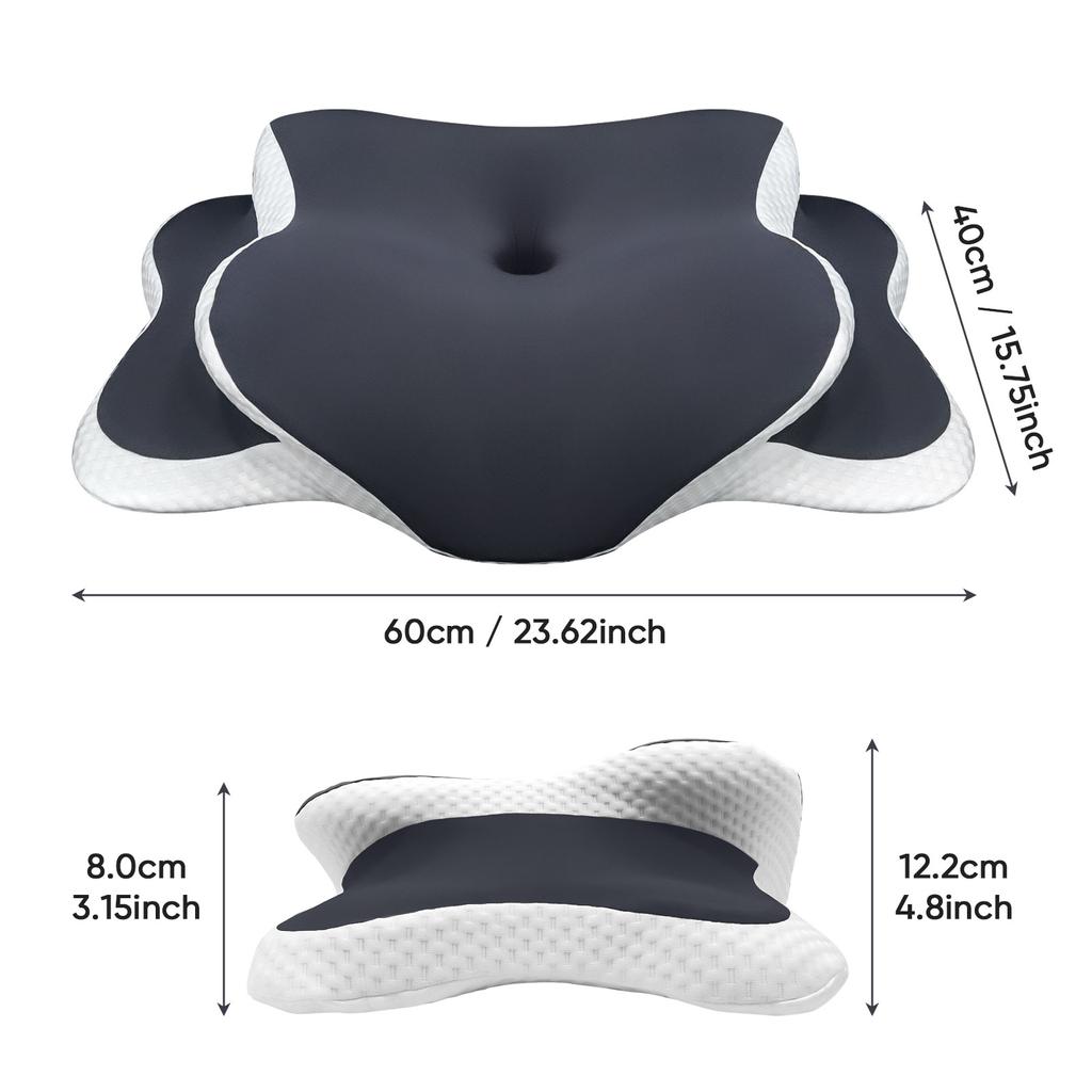 Butterfly Memory Foam Pillows Butterfly Shaped Relaxing Cervical Slow Rebound Neck Pillow Pain Relief Sleeping Orthopedic Beding
