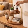 Wooden Jewelry Display Stand Decorative Bracelets Rings Storage Shelf  Dresser Table Decor