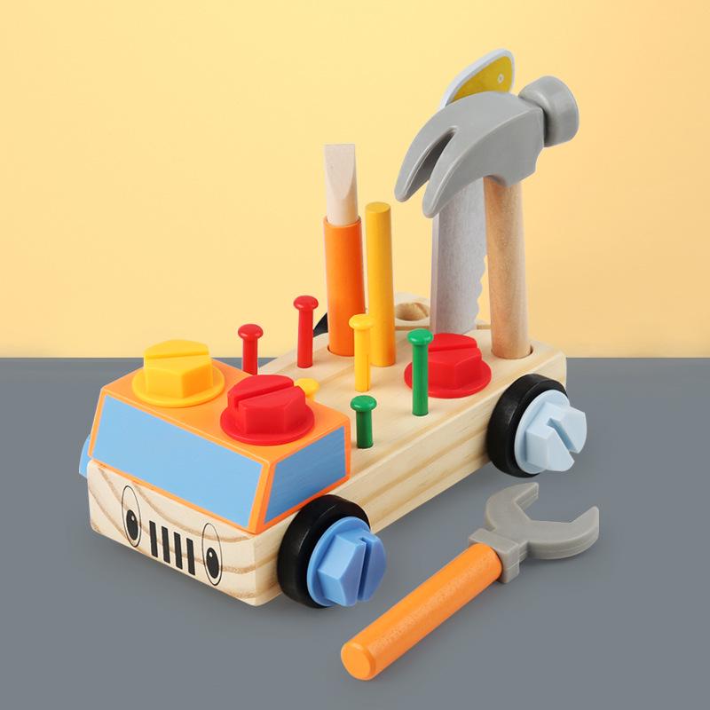 Children's 1-3 Year Old Educational Screw Toy Car - Building Blocks for Boys & Girls