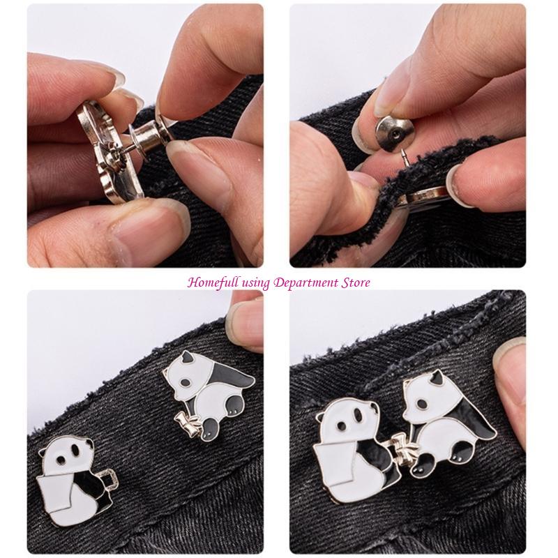  10Pairs Animal Waist Tighteners Adjustable Pants Waist Button Waist Extenders