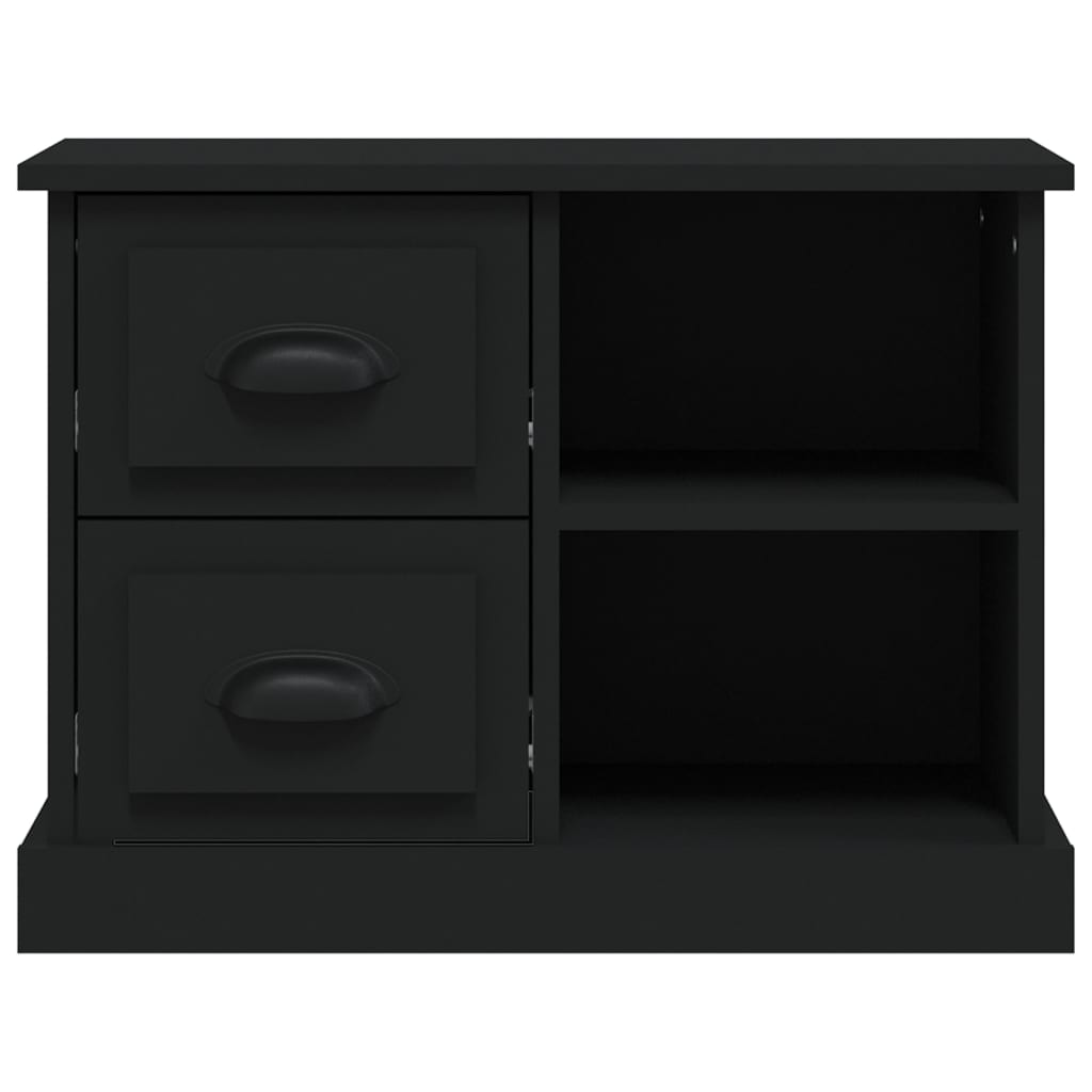 Nightstand Black 60x35.5x45 cm