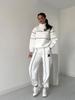 2024 Autumn Color Block Sporty Fashion Loose Set
