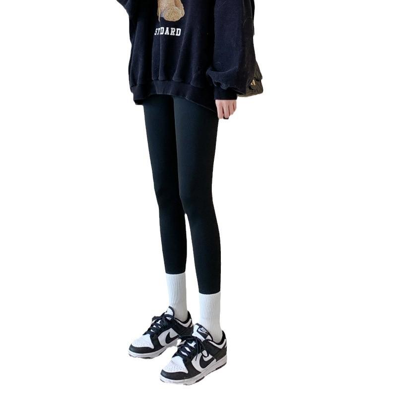 

Утолщенные очень толстые термолеггинсы с высокой талией, облегающие штаны для йоги, зима 3XL