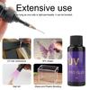 30g UV Hair Extension Pro Glue, Fast‑Drying Invisible Hair Bonding Adhesive, Super Strong Hold Safe for Sensitive Skin UV Lamp Hair Extensions Tool