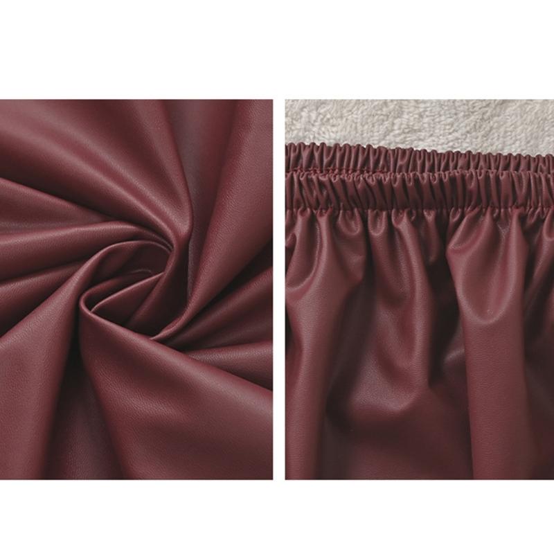 PU Bar Stool Cover Water Resistant Durability Barstool Cover For Home Restaurants And Coffee Shops PU Leather Cover