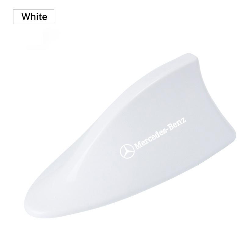 1pc Car Roof Top Mount Shark Fin Antenna Radio Signal Aerial Decoration for Mercedes Benz Smart Fortwo 453 451 Forfour Roadster QN1