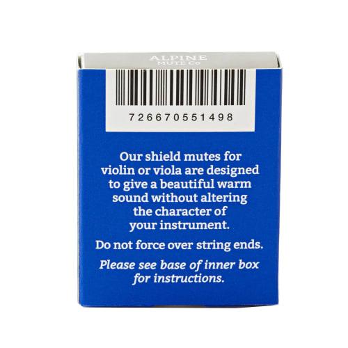 ALPINE Shielded Mute for Violin/Viola, Menuhin Style Artist (Black)