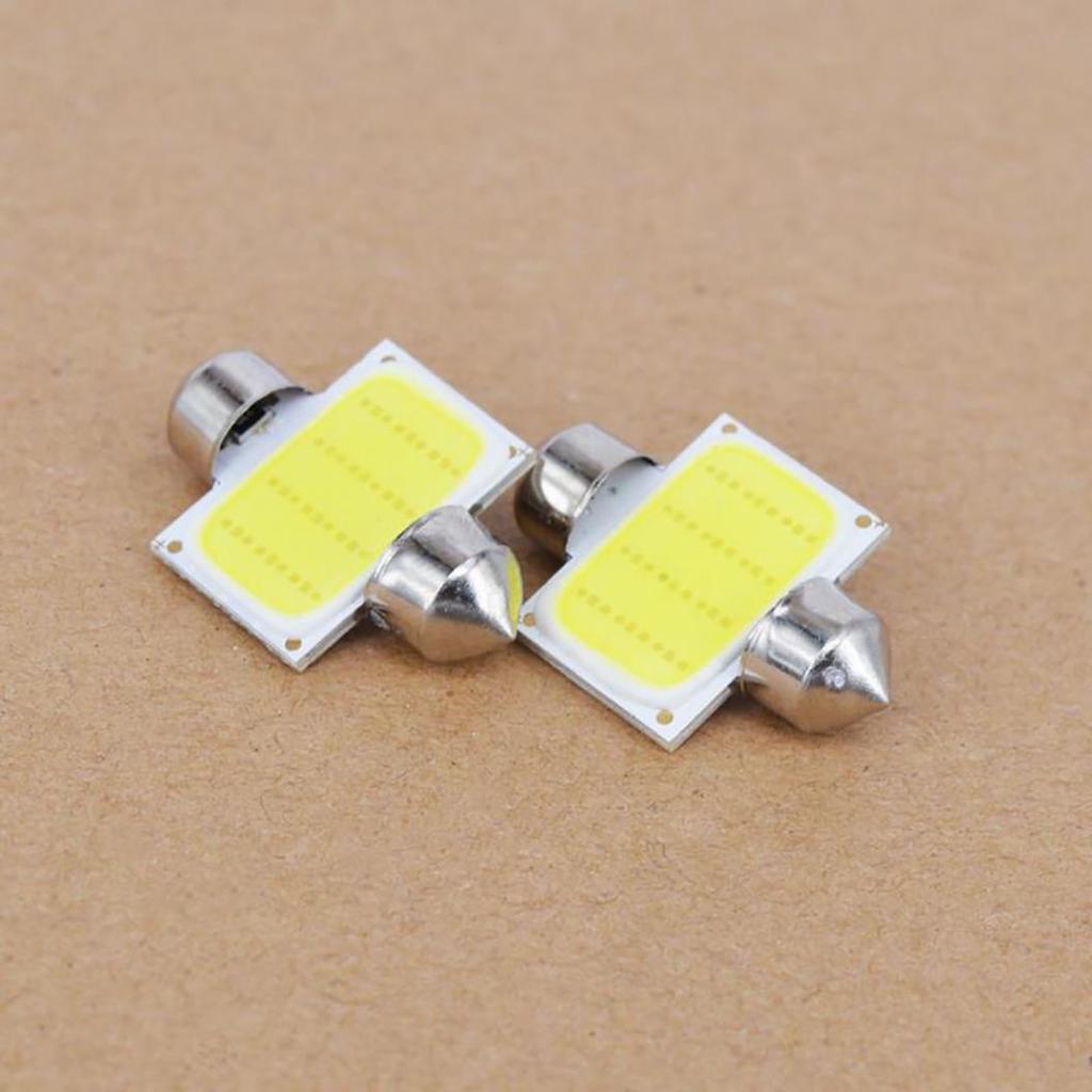 2ks 12V COB LED bílé interiérové ​​světlo pro čtení do auta, karavanu, obytného automobilu
