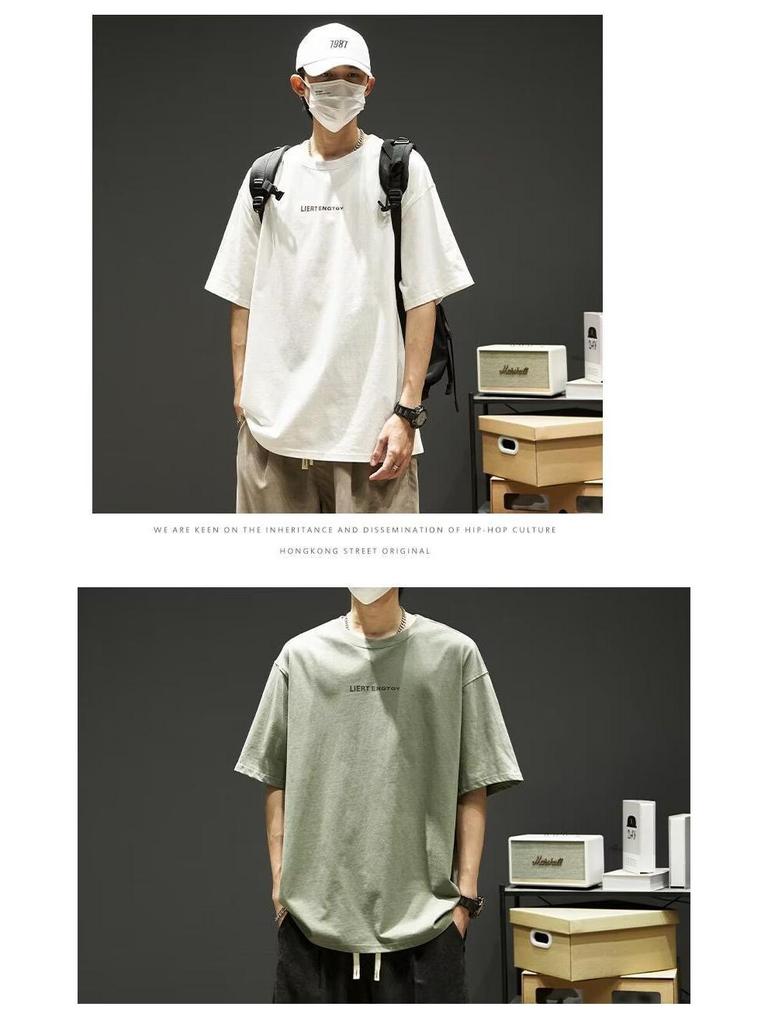 2024 Sommartrend Herr T-shirt med Korta Ärmar